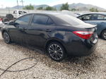 2015 Toyota Corolla L Black vin: 5YFBURHE7FP337572