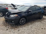 2015 Toyota Corolla L Black vin: 5YFBURHE7FP337572