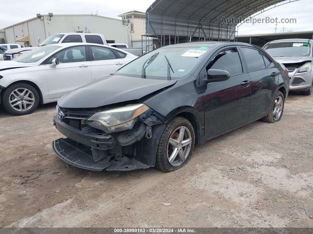 2015 Toyota Corolla Le Черный vin: 5YFBURHE7FP351343