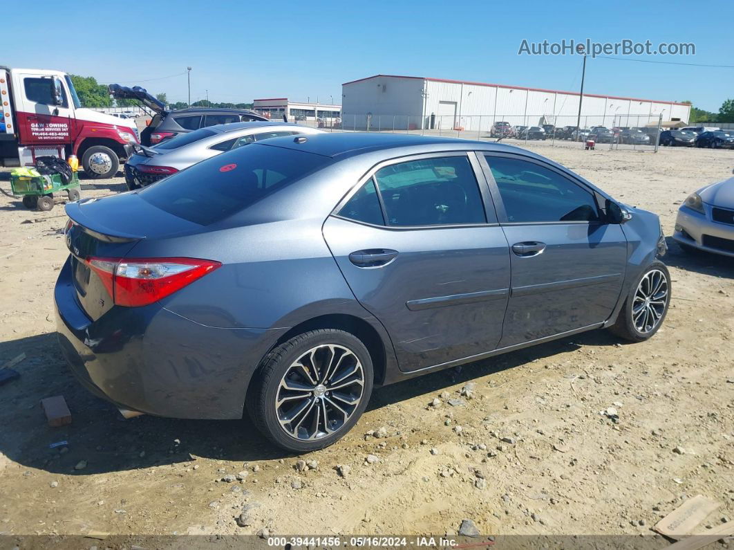 2016 Toyota Corolla S Plus Blue vin: 5YFBURHE7GP385669