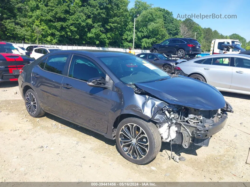 2016 Toyota Corolla S Plus Blue vin: 5YFBURHE7GP385669