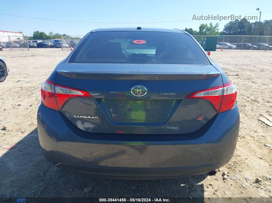 2016 Toyota Corolla S Plus Blue vin: 5YFBURHE7GP385669