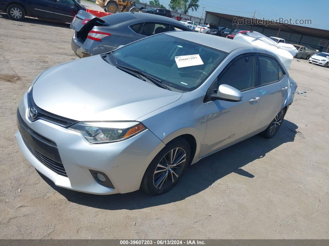 2016 Toyota Corolla Le Plus Silver vin: 5YFBURHE7GP390130