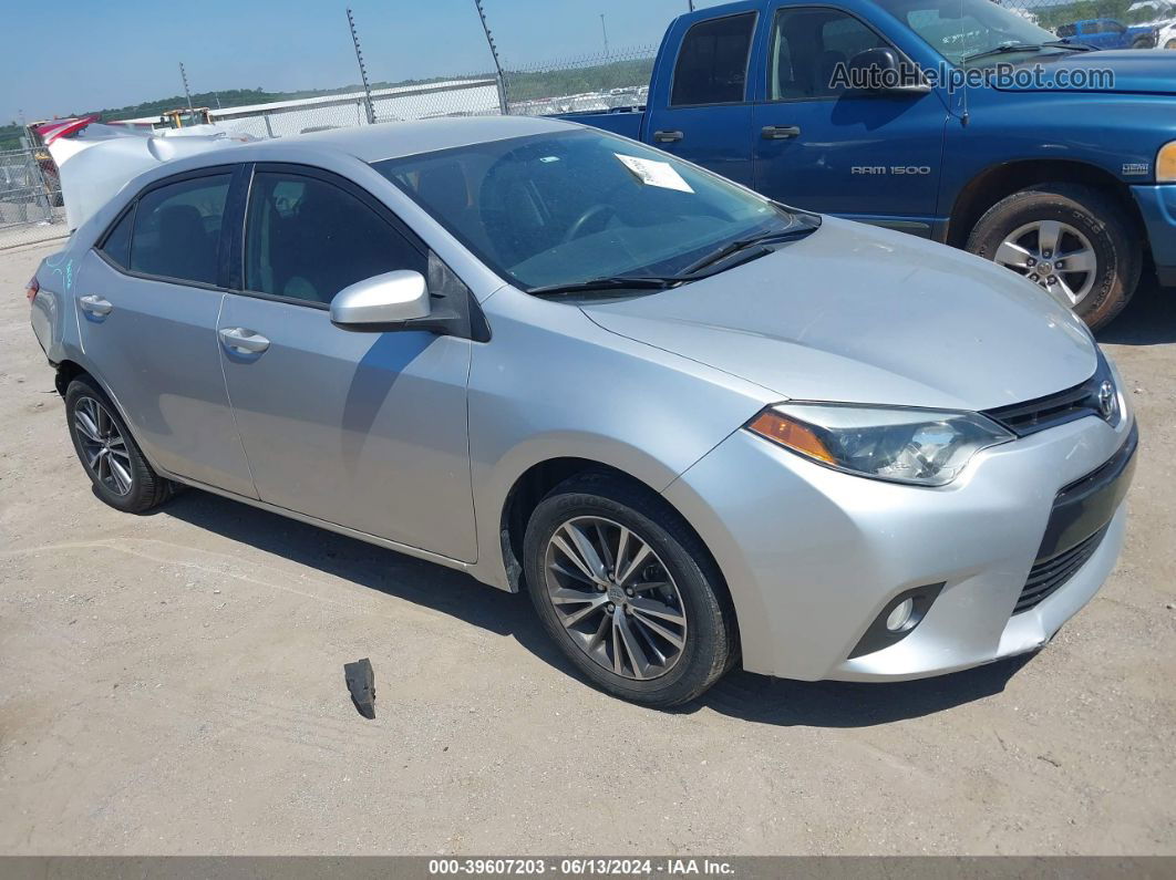 2016 Toyota Corolla Le Plus Silver vin: 5YFBURHE7GP390130