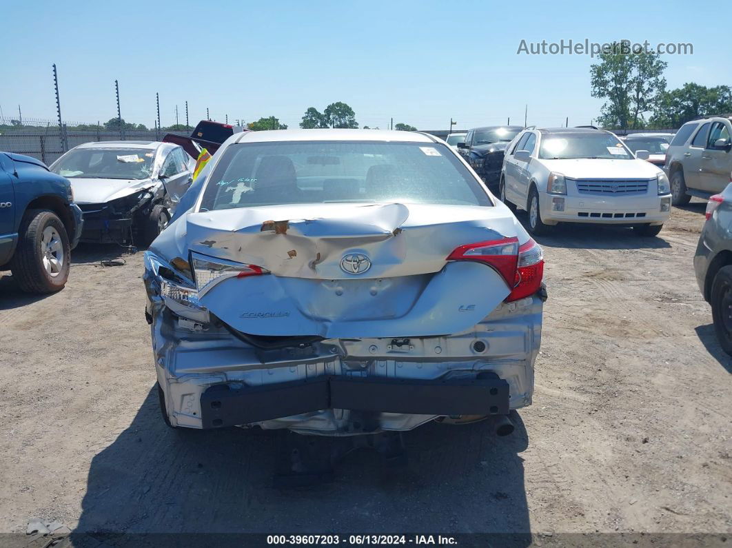 2016 Toyota Corolla Le Plus Silver vin: 5YFBURHE7GP390130