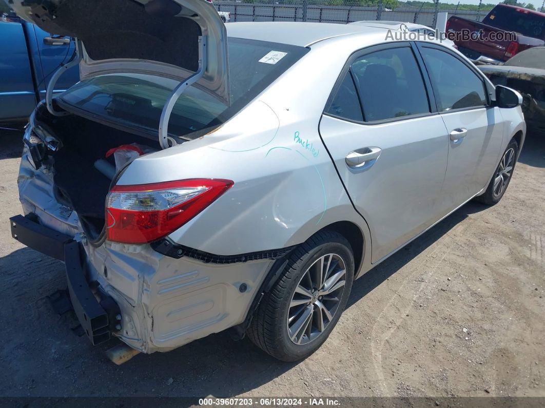 2016 Toyota Corolla Le Plus Silver vin: 5YFBURHE7GP390130