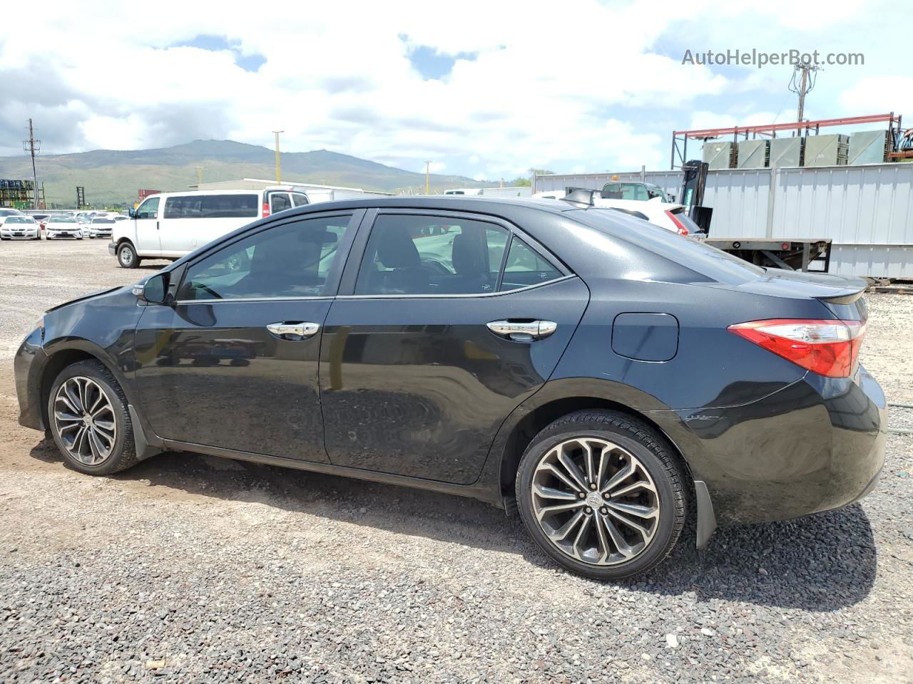 2016 Toyota Corolla L Black vin: 5YFBURHE7GP390774