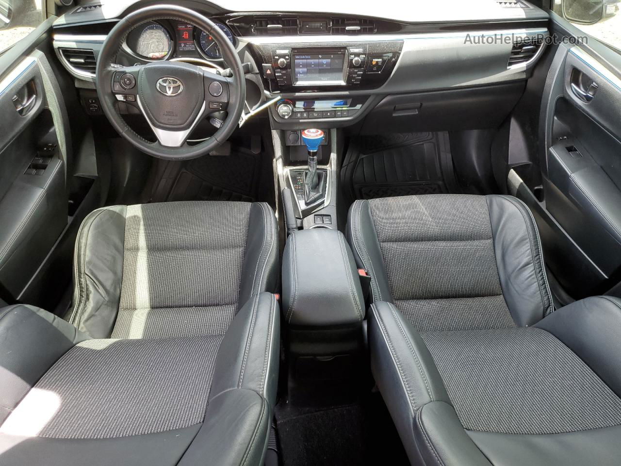 2016 Toyota Corolla L Черный vin: 5YFBURHE7GP390774