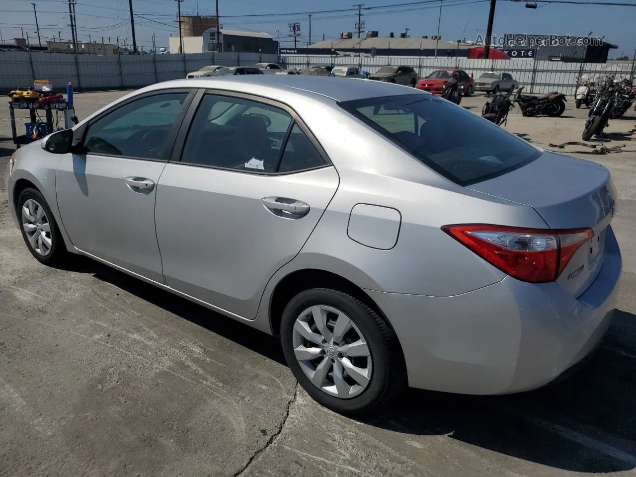 2016 Toyota Corolla L Silver vin: 5YFBURHE7GP442114