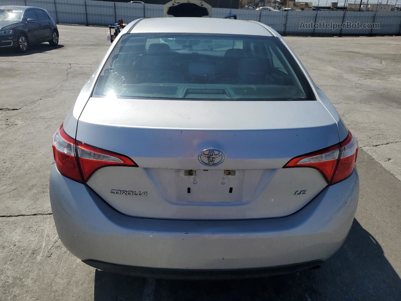 2016 Toyota Corolla L Silver vin: 5YFBURHE7GP442114