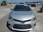 2016 Toyota Corolla L Silver vin: 5YFBURHE7GP442114