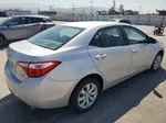 2016 Toyota Corolla L Silver vin: 5YFBURHE7GP442114