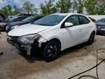 2016 Toyota Corolla L White vin: 5YFBURHE7GP477591