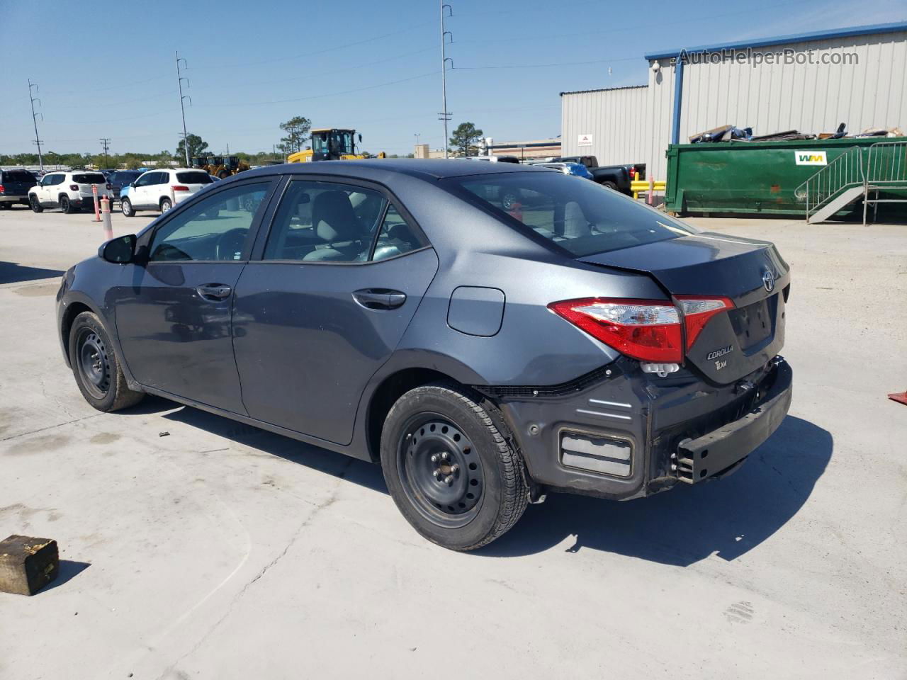 2016 Toyota Corolla L Gray vin: 5YFBURHE7GP533111