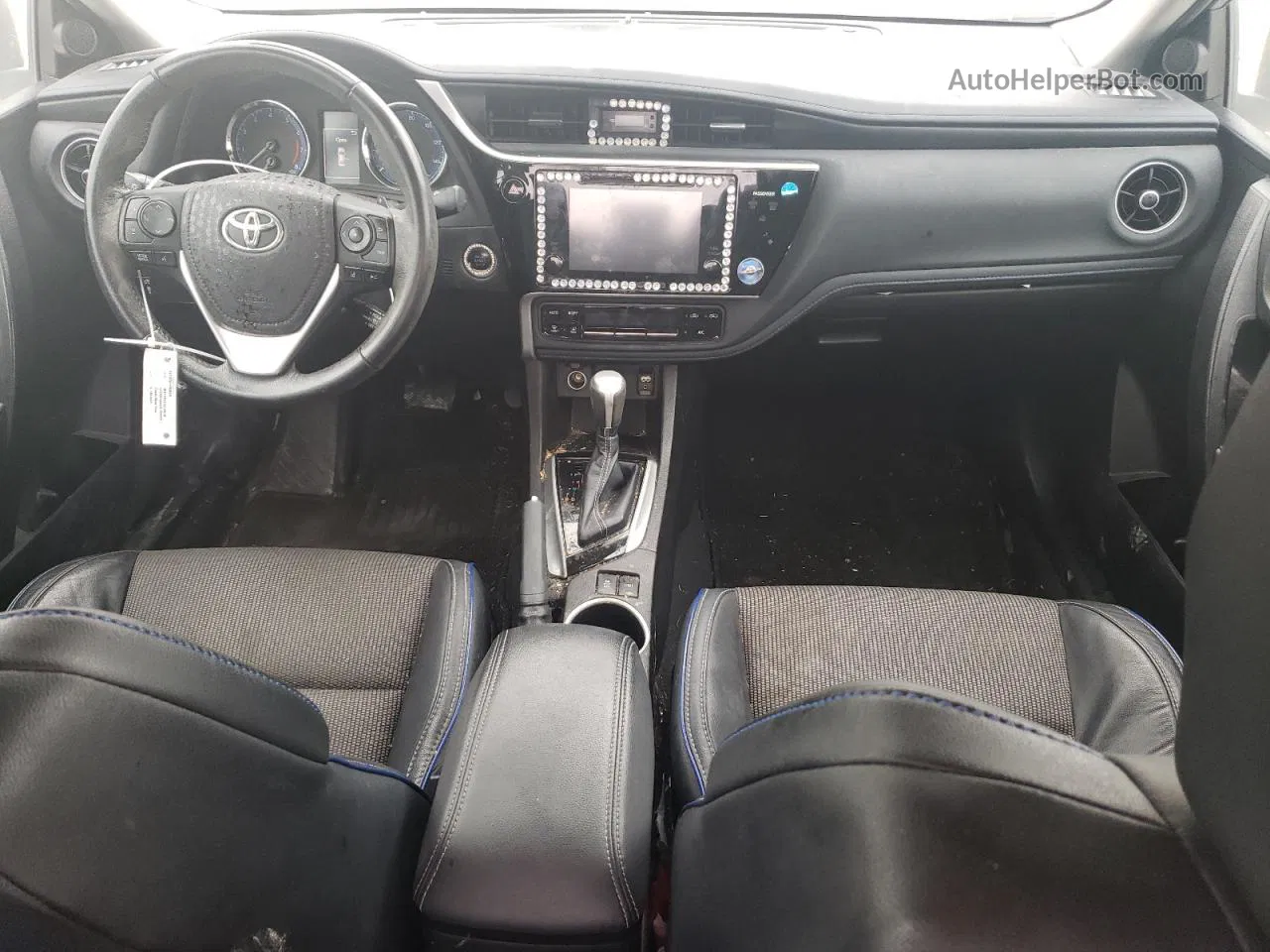 2017 Toyota Corolla L Silver vin: 5YFBURHE7HP578244