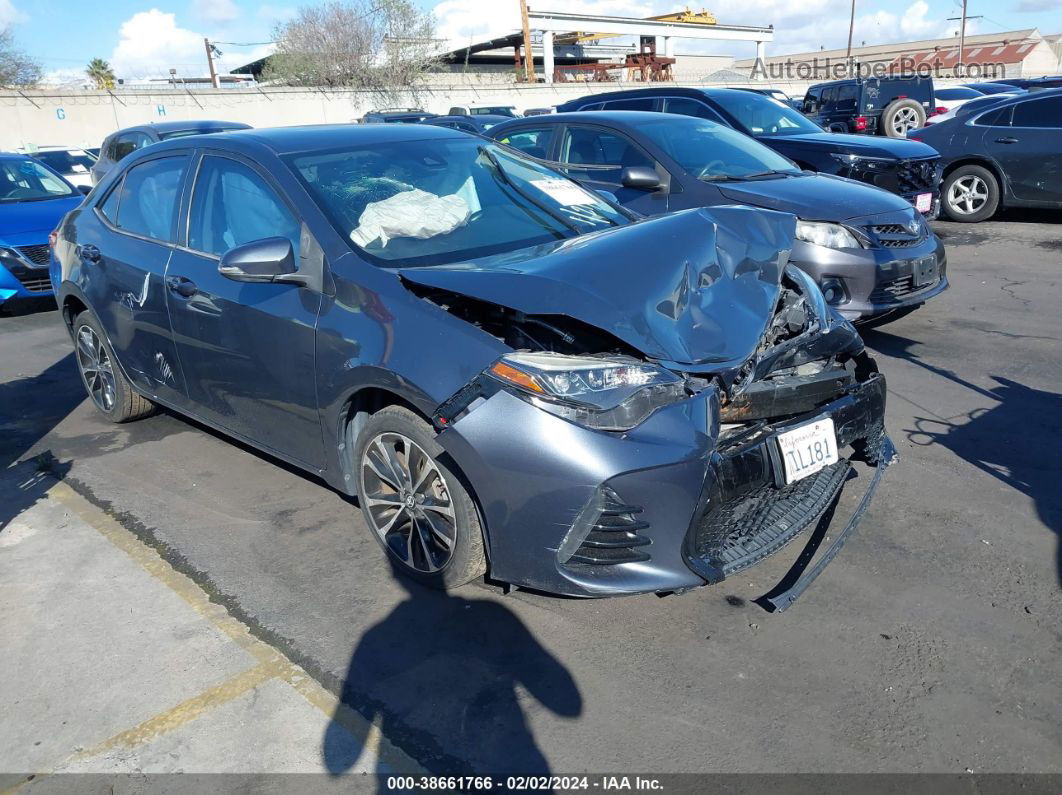 2017 Toyota Corolla Se Blue vin: 5YFBURHE7HP608634