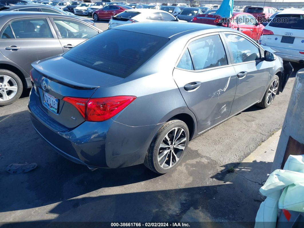 2017 Toyota Corolla Se Blue vin: 5YFBURHE7HP608634