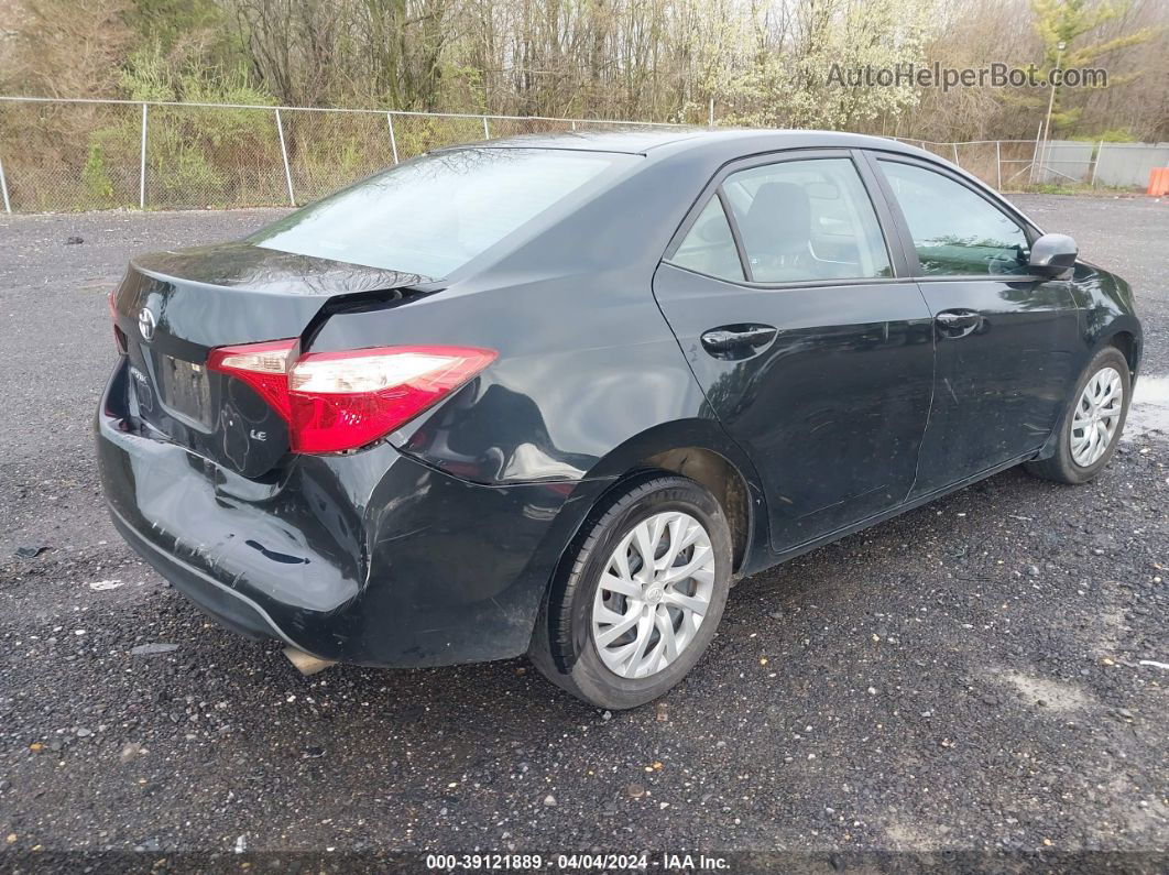 2017 Toyota Corolla Le Black vin: 5YFBURHE7HP611758