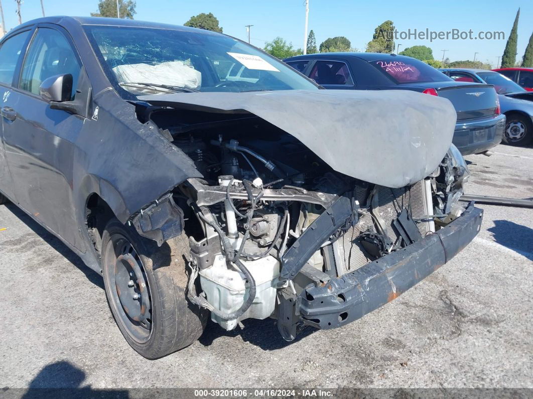 2017 Toyota Corolla Le Gray vin: 5YFBURHE7HP620878