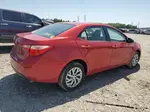 2017 Toyota Corolla L Red vin: 5YFBURHE7HP639124