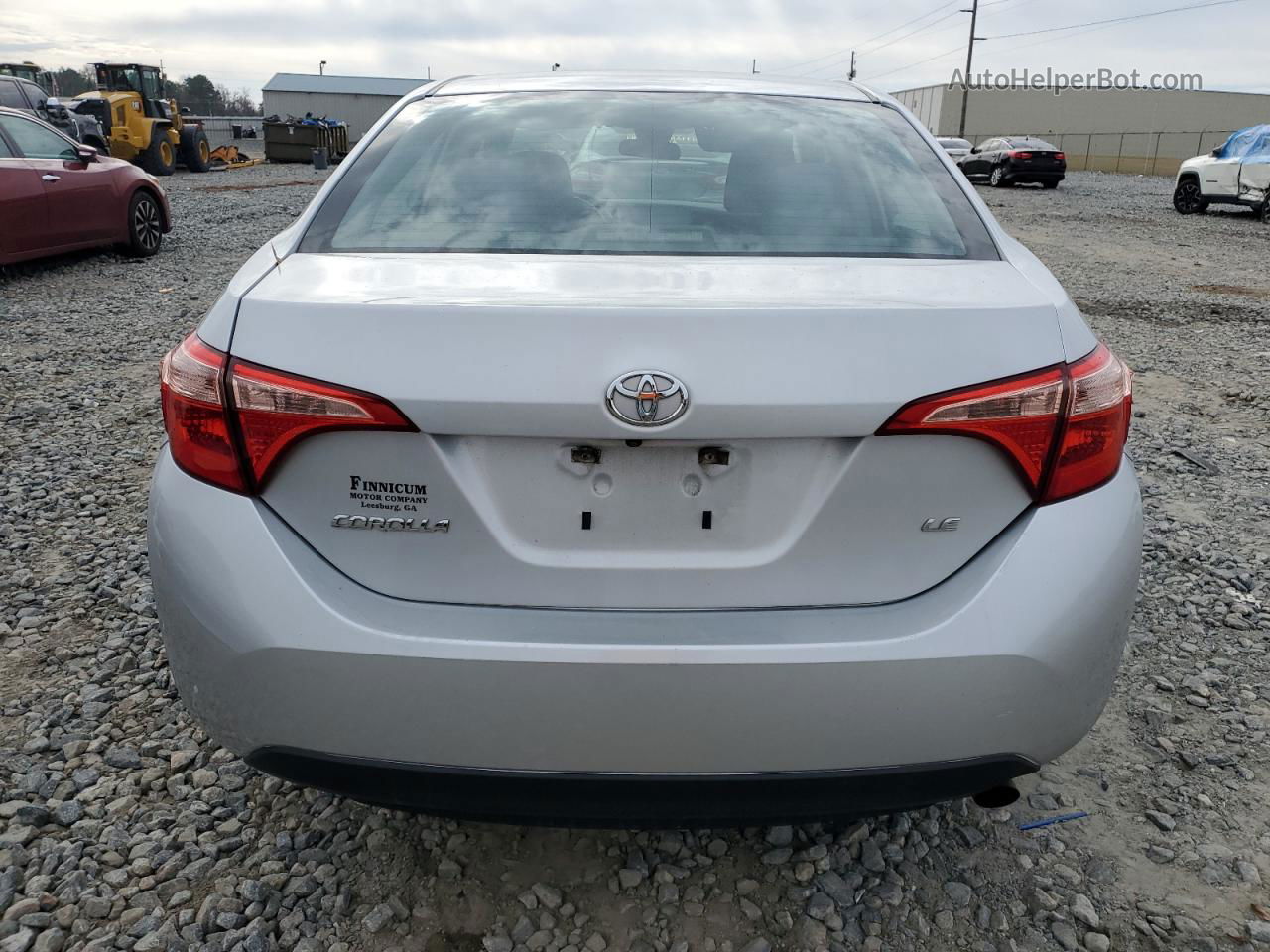 2017 Toyota Corolla L Silver vin: 5YFBURHE7HP640581