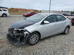 2017 Toyota Corolla L Silver vin: 5YFBURHE7HP640581