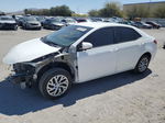 2017 Toyota Corolla L White vin: 5YFBURHE7HP642993