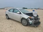 2017 Toyota Corolla L Silver vin: 5YFBURHE7HP651127