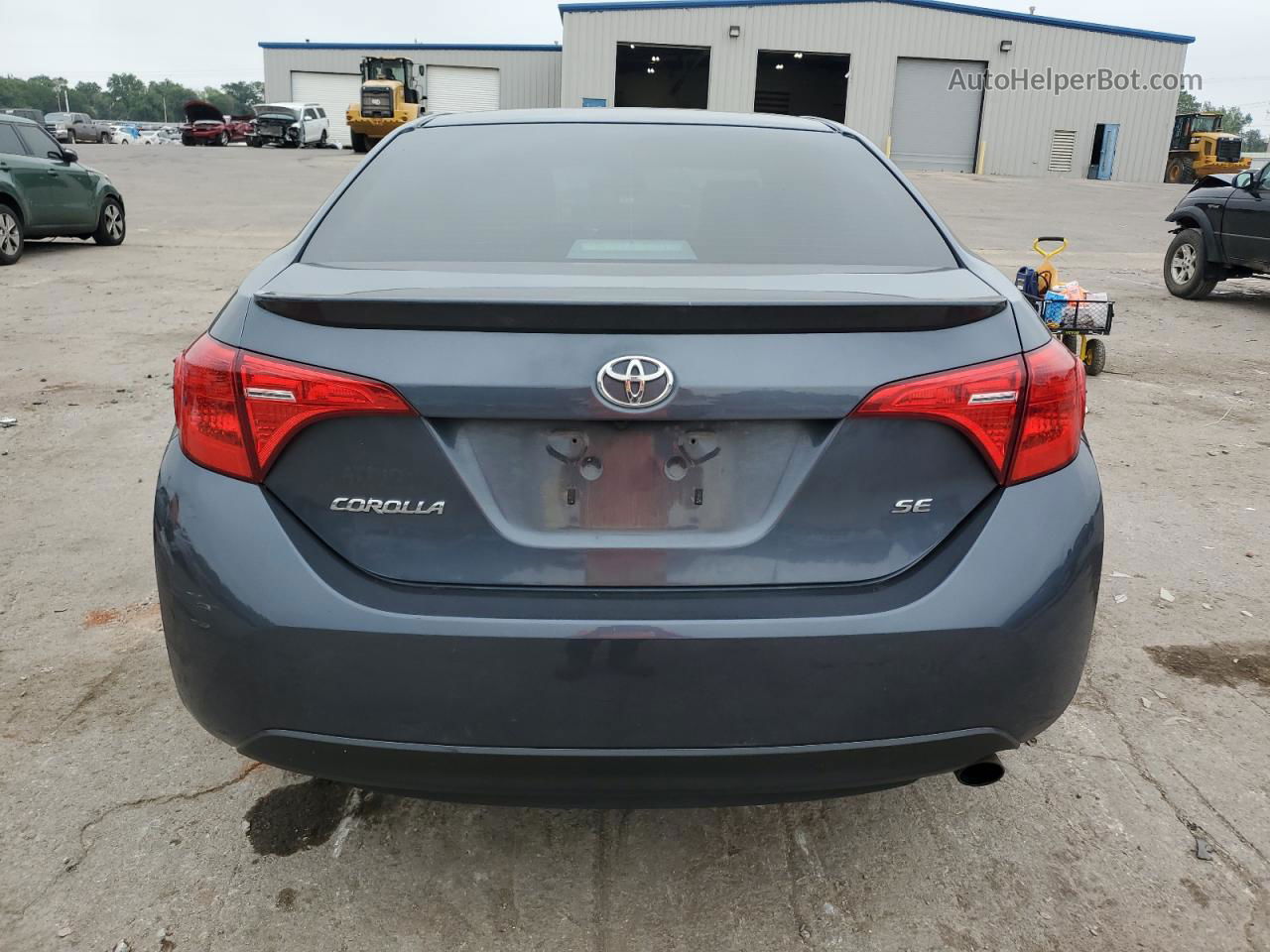 2017 Toyota Corolla L Blue vin: 5YFBURHE7HP652276