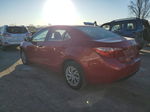 2017 Toyota Corolla L Red vin: 5YFBURHE7HP657073