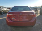 2017 Toyota Corolla L Red vin: 5YFBURHE7HP657073