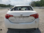 2017 Toyota Corolla L White vin: 5YFBURHE7HP686573