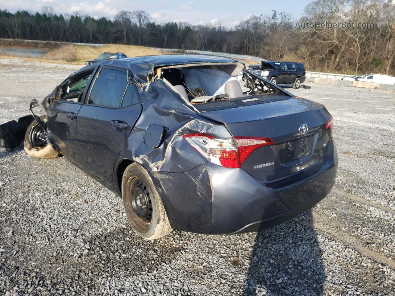 2017 Toyota Corolla L Black vin: 5YFBURHE7HP717899