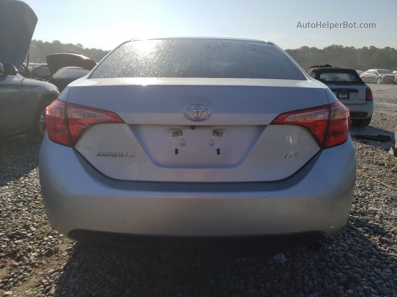 2019 Toyota Corolla L Silver vin: 5YFBURHE7KP864280