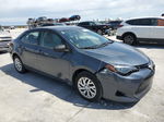 2019 Toyota Corolla L Gray vin: 5YFBURHE7KP869804