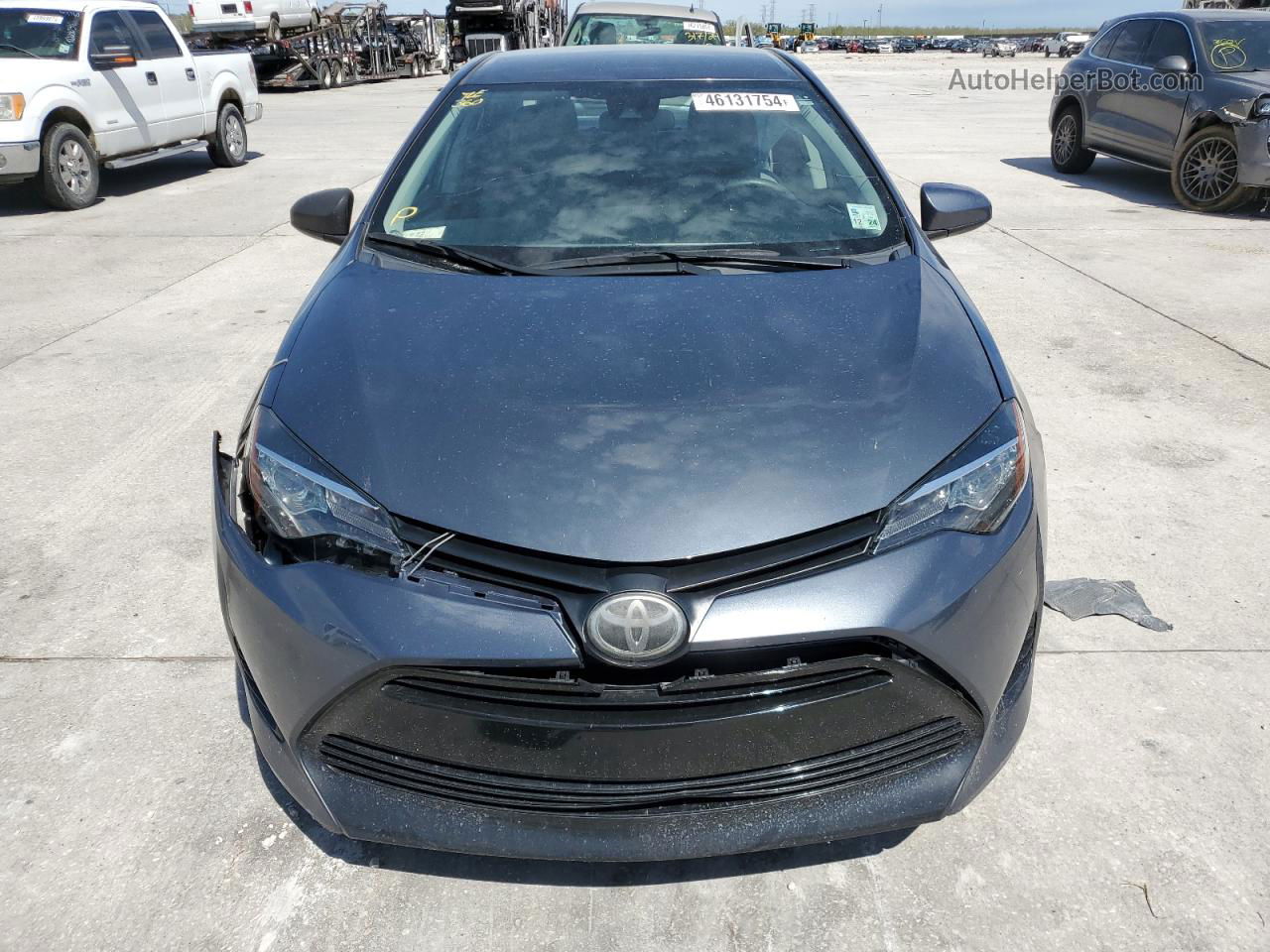 2019 Toyota Corolla L Gray vin: 5YFBURHE7KP869804