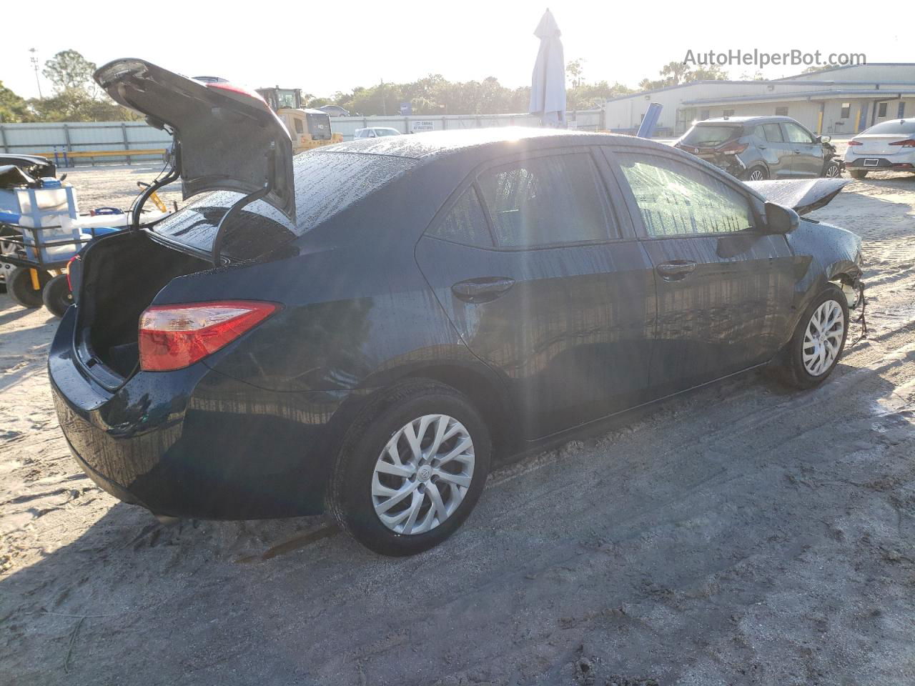 2019 Toyota Corolla L Black vin: 5YFBURHE7KP903790