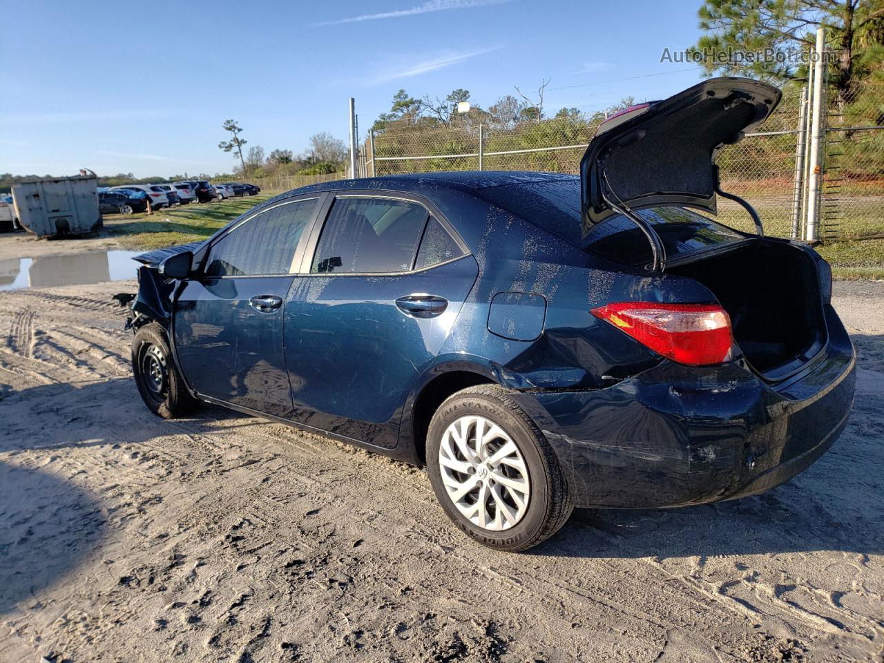 2019 Toyota Corolla L Black vin: 5YFBURHE7KP903790