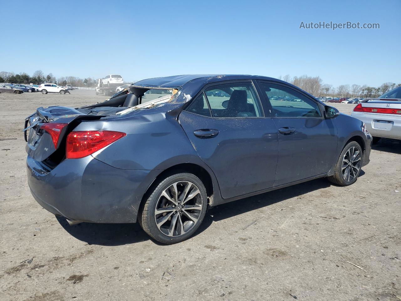 2019 Toyota Corolla L Угольный vin: 5YFBURHE7KP920332