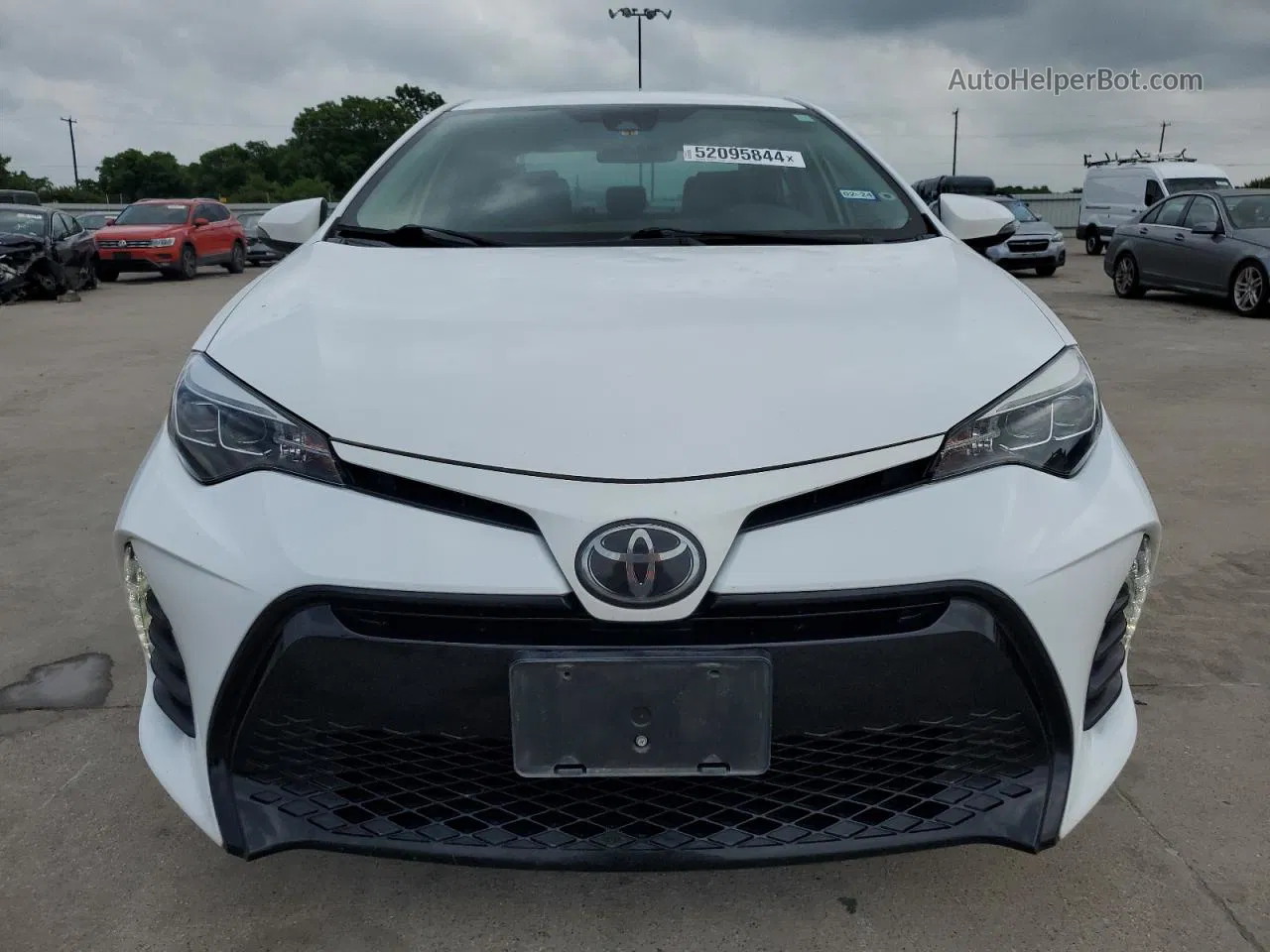 2019 Toyota Corolla L White vin: 5YFBURHE7KP925403