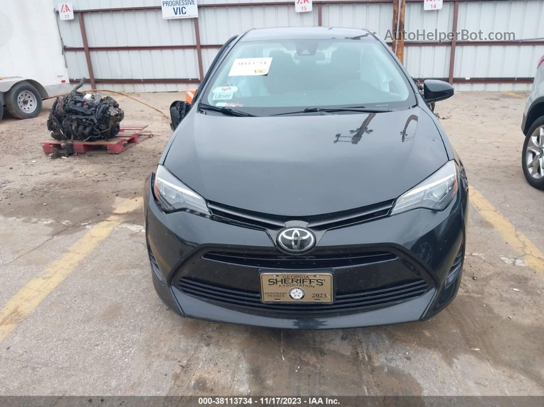 2019 Toyota Corolla Le Черный vin: 5YFBURHE7KP934747