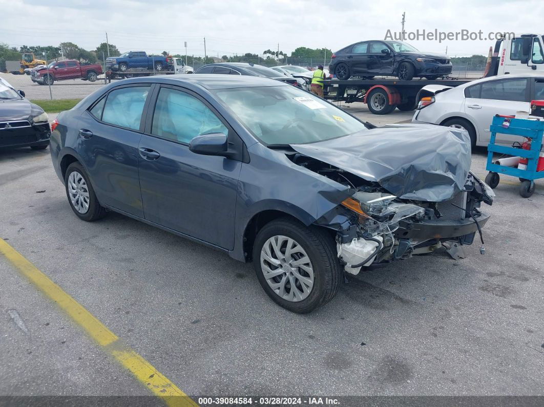 2019 Toyota Corolla Le Серый vin: 5YFBURHE7KP941911