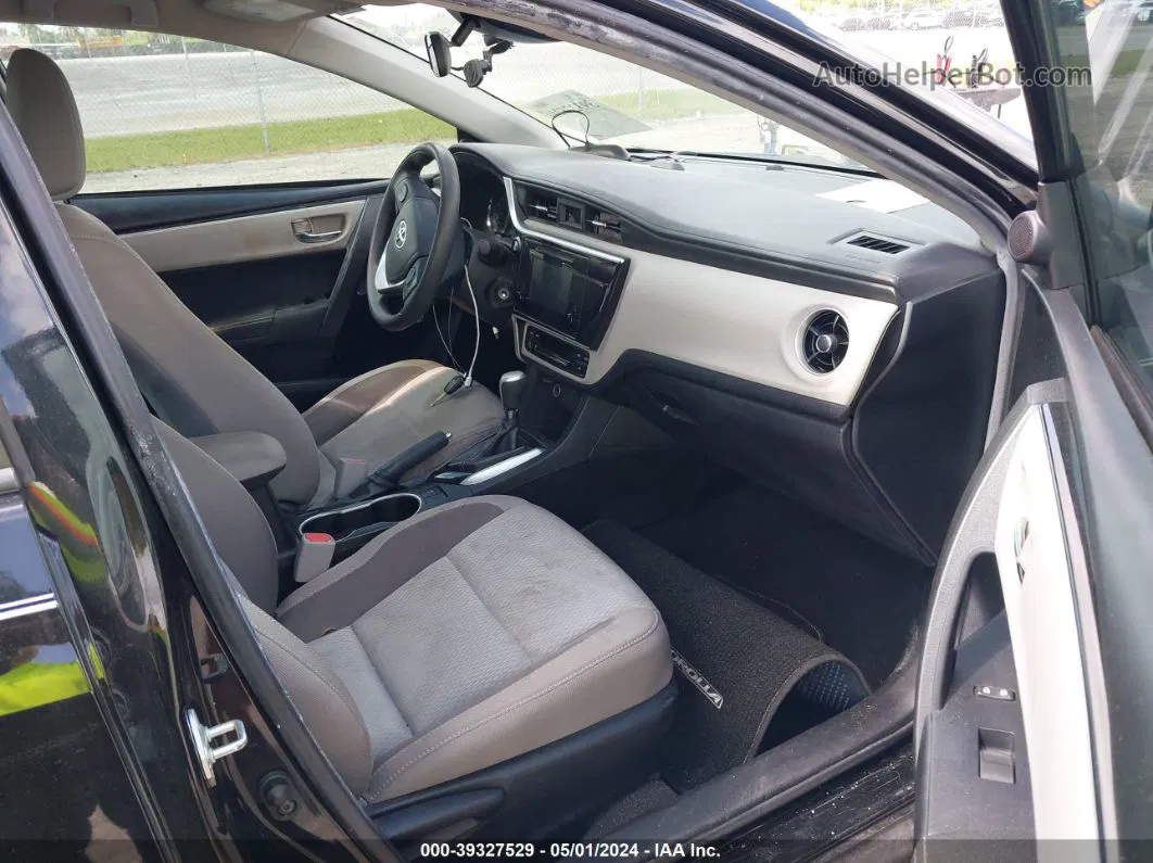 2019 Toyota Corolla Le Черный vin: 5YFBURHE7KP942010