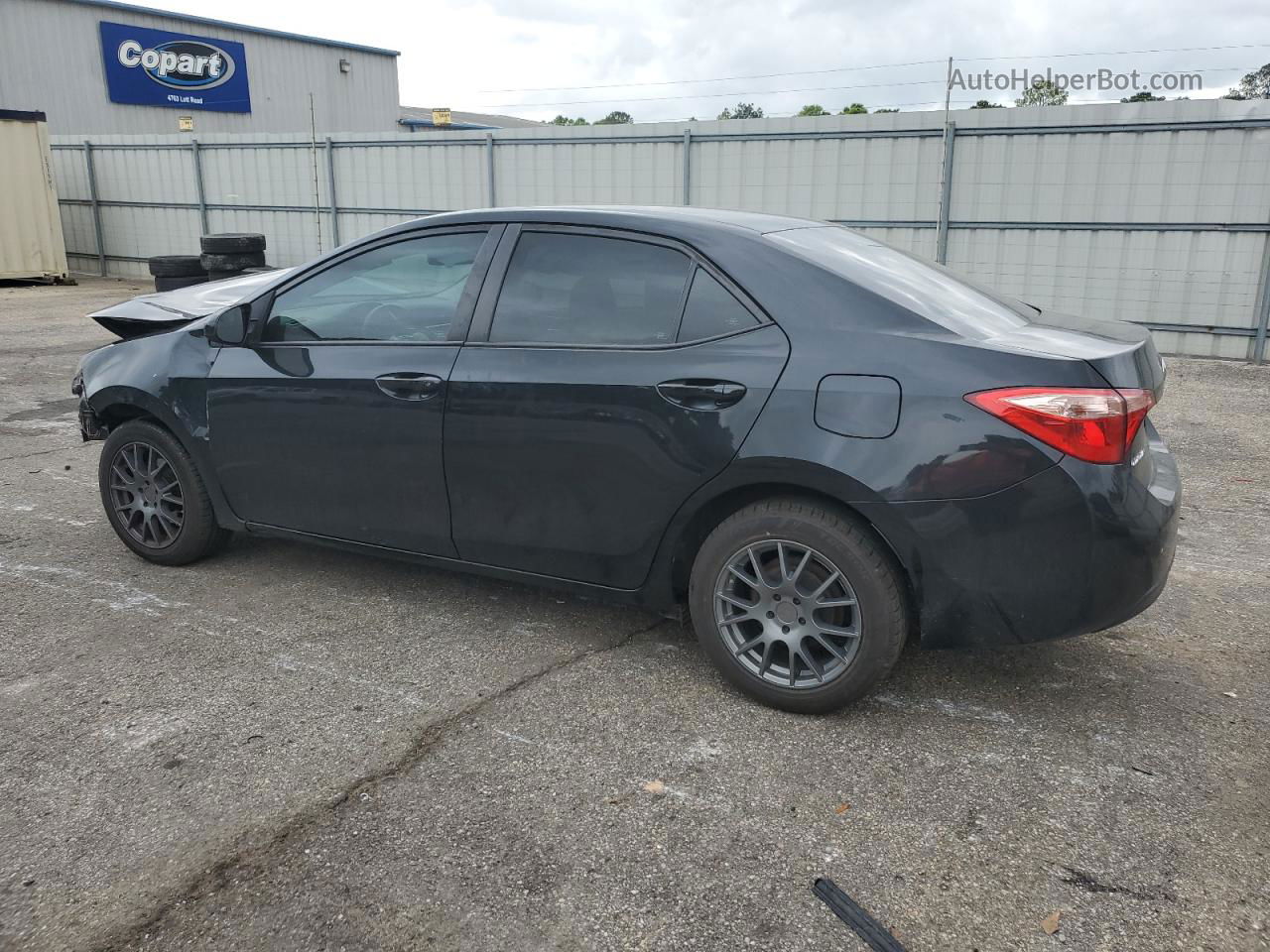 2019 Toyota Corolla L Black vin: 5YFBURHE7KP945022