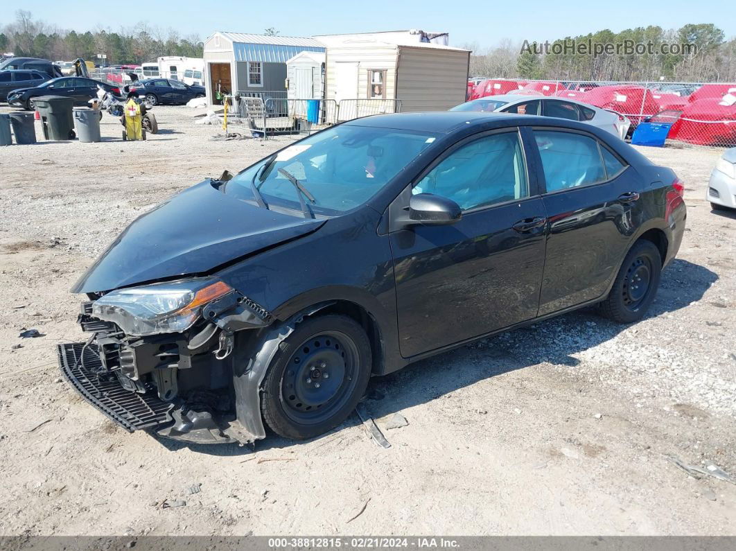 2019 Toyota Corolla Le Black vin: 5YFBURHE7KP949247