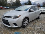 2014 Toyota Corolla L Silver vin: 5YFBURHE8EP036520