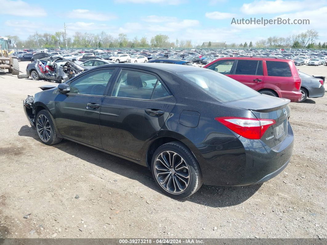 2014 Toyota Corolla S Plus Черный vin: 5YFBURHE8EP047226