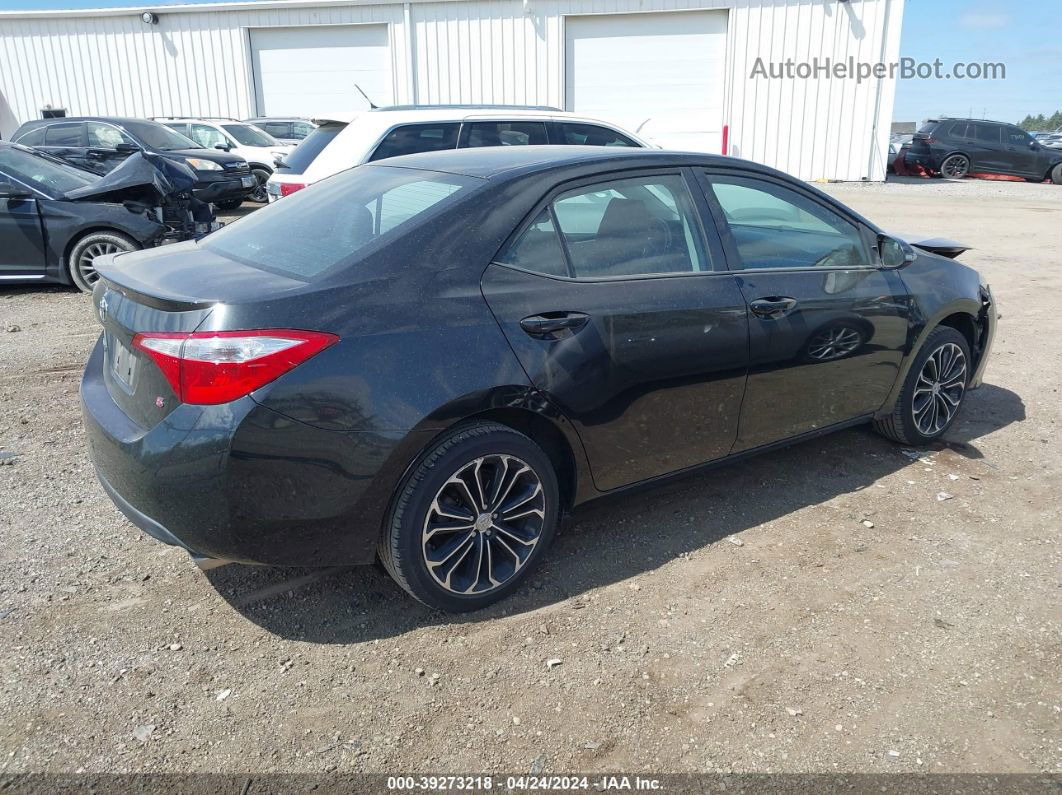 2014 Toyota Corolla S Plus Черный vin: 5YFBURHE8EP047226