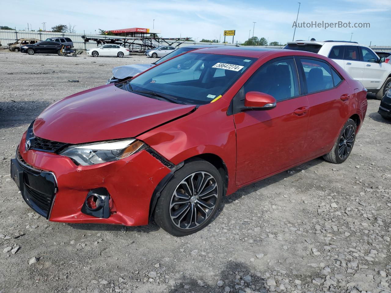 2014 Toyota Corolla L Silver vin: 5YFBURHE8EP056444