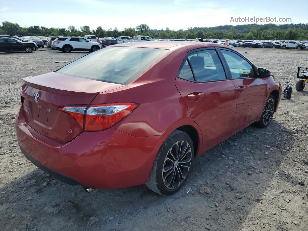 2014 Toyota Corolla L Silver vin: 5YFBURHE8EP056444